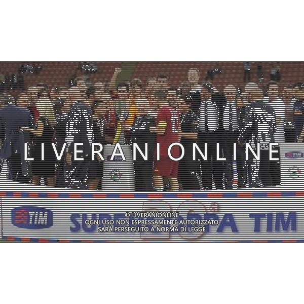 Milano 19/08/2007 Supercoppa Italiana 2007 inter-roma 0:1 nella foto premiazione roma ph marco luzzani/ag aldo liverani s.a.s.