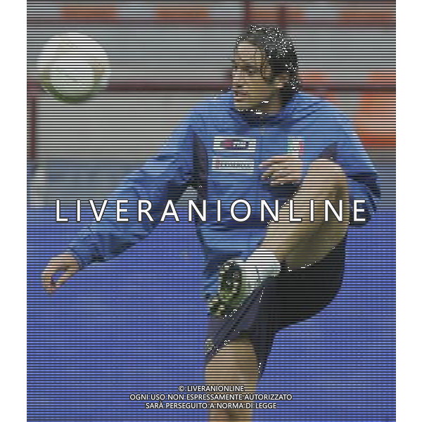MILANO STADIO SAN SIRO ALLENAMENTO ITALIA 20/08/2007 NELLA FOTO LUCA TONI AG ALDO LIVERANI