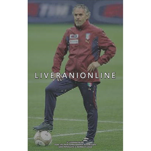 MILANO STADIO SAN SIRO ALLENAMENTO ITALIA 20/08/2007 NELLA FOTO ROBERTO DONADONI AG ALDO LIVERANI