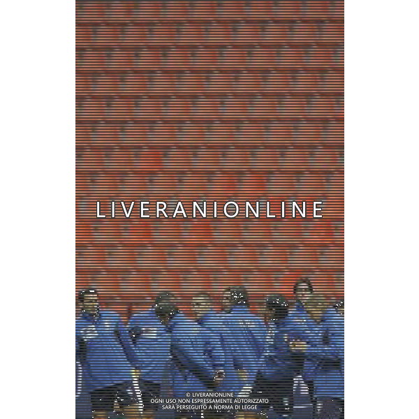 MILANO STADIO SAN SIRO ALLENAMENTO ITALIA 20/08/2007 NELLA FOTO ALLENAMENTO NAZIONALE ITALIANA AG ALDO LIVERANI