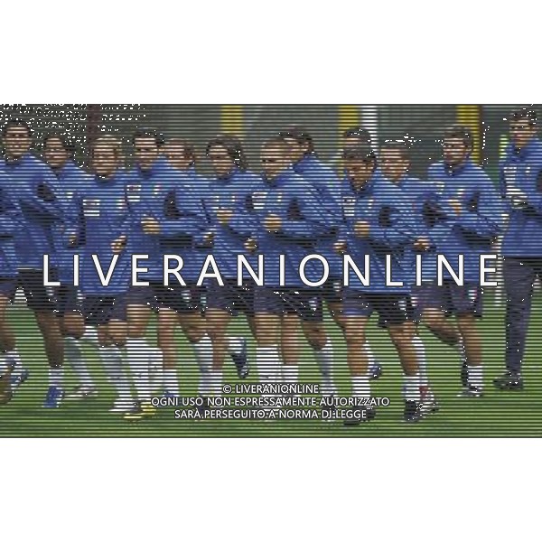 MILANO STADIO SAN SIRO ALLENAMENTO ITALIA 20/08/2007 NELLA FOTO ALLENAMENTO NAZIONALE ITALIANA AG ALDO LIVERANI