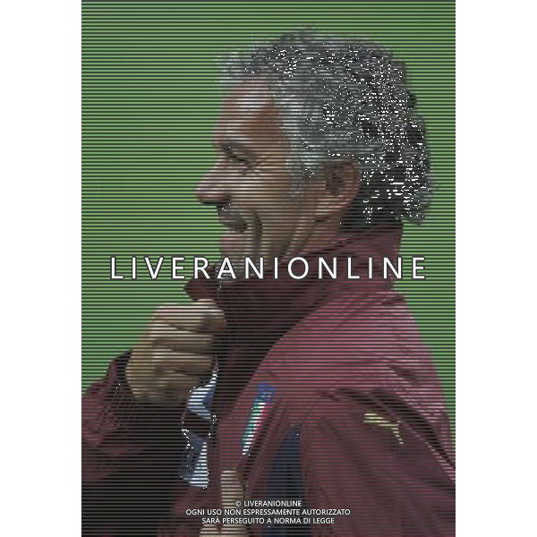 MILANO STADIO SAN SIRO ALLENAMENTO ITALIA 20/08/2007 NELLA FOTO ROBERTO DONADONI AG ALDO LIVERANI