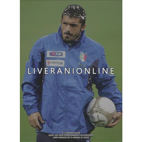 MILANO STADIO SAN SIRO ALLENAMENTO ITALIA 20/08/2007 NELLA FOTO GENNARO GATTUSO AG ALDO LIVERANI