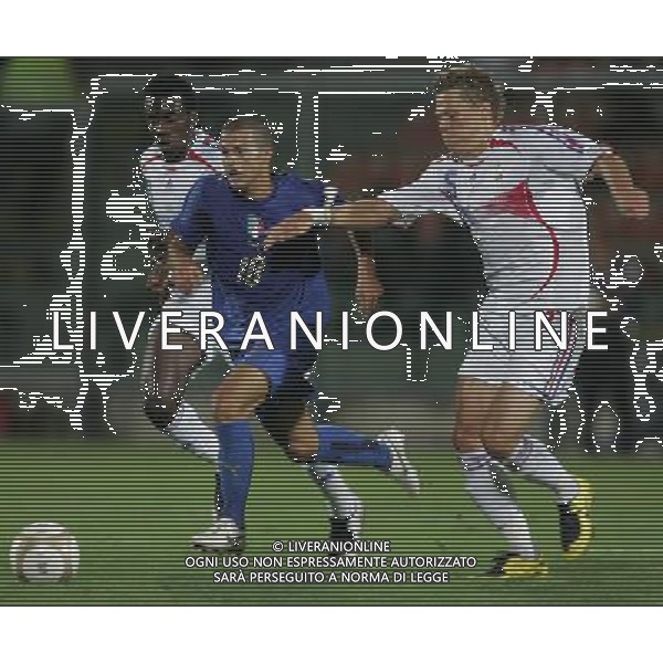 Italia - Francia Under 21 amichevole giocata a La Spezia 21/08/2007 nella foto giovinco con josse e matuidi ph Andry/Ag. Aldo Liverani