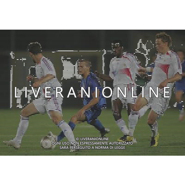 Italia - Francia Under 21 amichevole giocata a La Spezia 21/08/2007 nella foto giovinco con josse ph Andry/Ag. Aldo Liverani