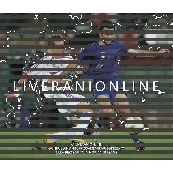 Italia - Francia Under 21 amichevole giocata a La Spezia 21/08/2007 nella foto giuseppe rossi con josse ph Andry/Ag. Aldo Liverani
