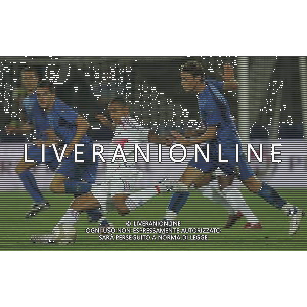 Italia - Francia Under 21 amichevole giocata a La Spezia 21/08/2007 nella foto gouffran e marchisio ph Andry/Ag. Aldo Liverani