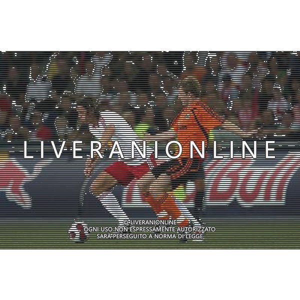 SALISBURGO - SHAKHTAR DONETSK 15/08/2007 CHAMPIONS LEAGUE 2007-2008 NELLA FOTO RENE AUFHAUSER (Salz) _ OLEKSANDR KUCHER (Shak) PH GP/AG. ALDO LIVERANI SAS 