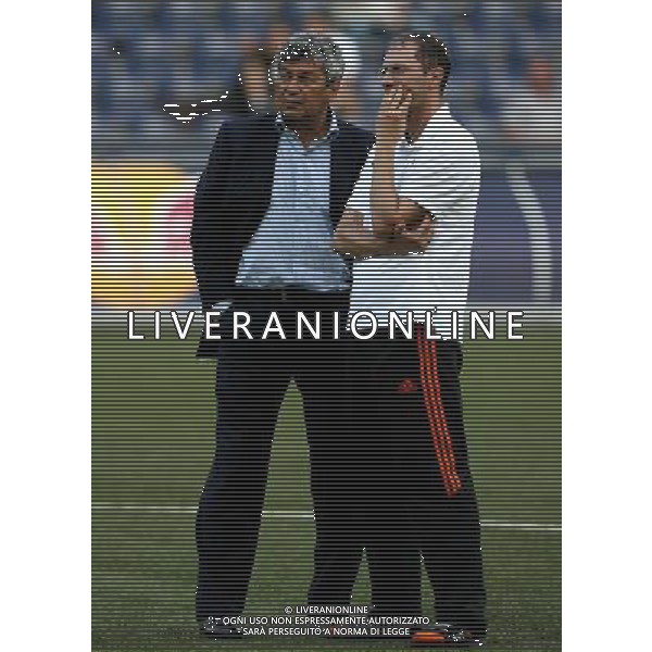 SALISBURGO - SHAKHTAR DONETSK 15/08/2007 CHAMPIONS LEAGUE 2007-2008 NELLA FOTO LUCESCU MIRCEA ( CT SHAHKT) PH GP/AG. ALDO LIVERANI SAS 