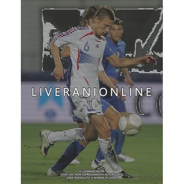 La Spezia 21 agosto 2007 Italia - Francia Under 21 amichevole nella foto: Chantome foto Andry / Ag. Aldo Liverani