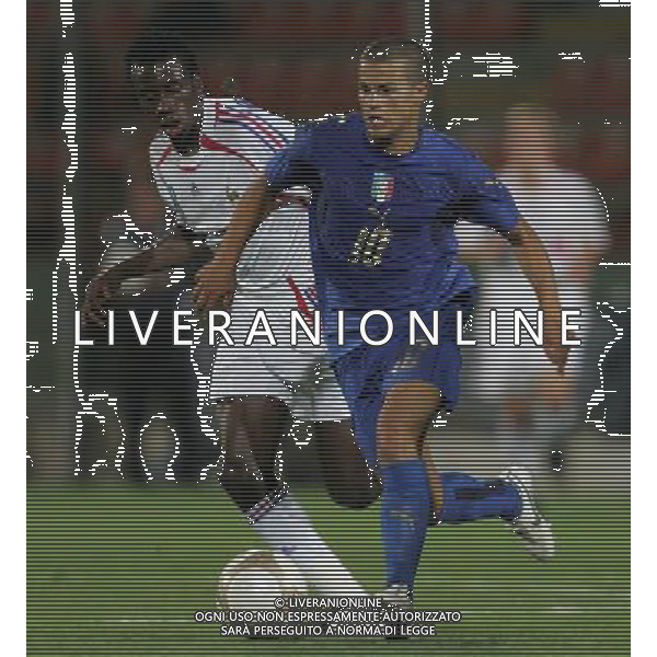 La Spezia 21 agosto 2007 Italia - Francia Under 21 amichevole nella foto: Giovinco e Matuidi foto Andry / Ag. Aldo Liverani