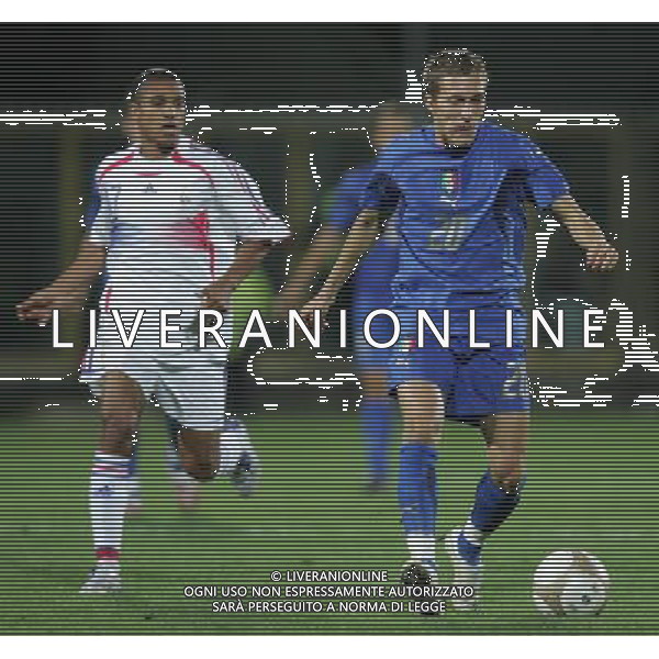 La Spezia 21 agosto 2007 Italia - Francia Under 21 amichevole nella foto: Lupoli foto Andry / Ag. Aldo Liverani