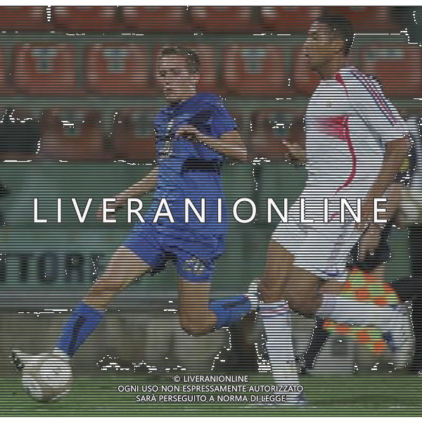 La Spezia 21 agosto 2007 Italia - Francia Under 21 amichevole nella foto: Lupoli e Bellaid foto Andry / Ag. Aldo Liverani