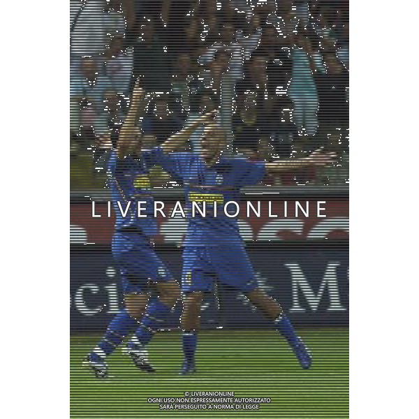 Parma Juventus Coppa Italia Tim Cupa 2007/200829-08-2007 Parma Nella foto: Esultanza di salhiamidzic dopo il gol con Almiron ©Viganti/Press Photo/Ag. Aldo Liverani Sas