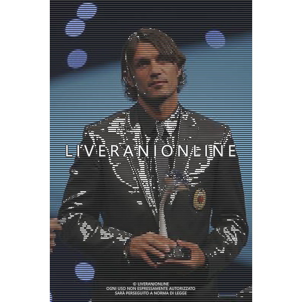 Sorteggio Champions League Monaco Montecarlo 30/08/2007 nella foto Paolo Maldini premiato come miglior difensore ph Luzzani/Ag. Aldo Liverani Sas