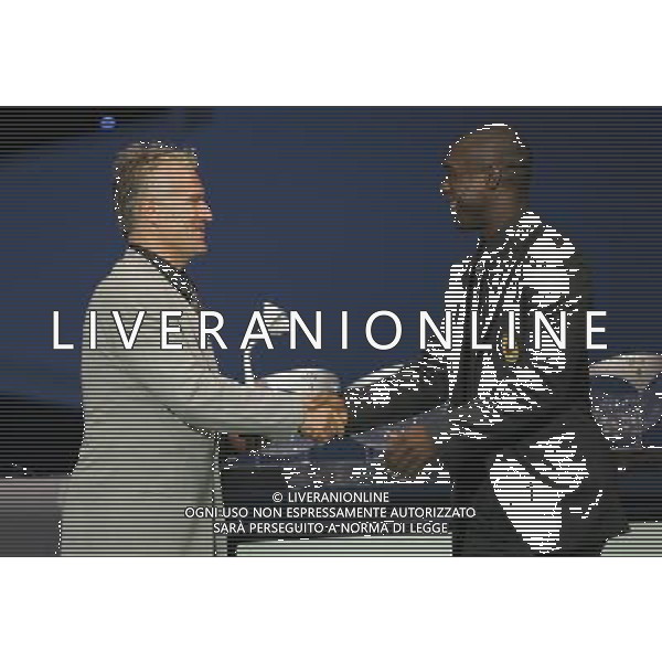 Sorteggio Champions League Monaco Montecarlo 30/08/2007 nella foto clarence seedorf e deschamps didier ph Luzzani/Ag. Aldo Liverani Sas