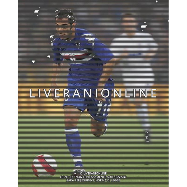 Sampdoria - Hajduk Spalato Coppa Uefa 30/08/2007 nella foto Claudio Bellucci ph andry/Ag. Aldo Liverani sas