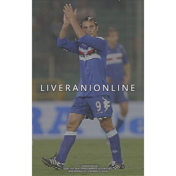Sampdoria - Hajduk Spalato Coppa Uefa 30/08/2007 nella foto vincenzo montella saluta il pubblico ph andry/Ag. Aldo Liverani sas