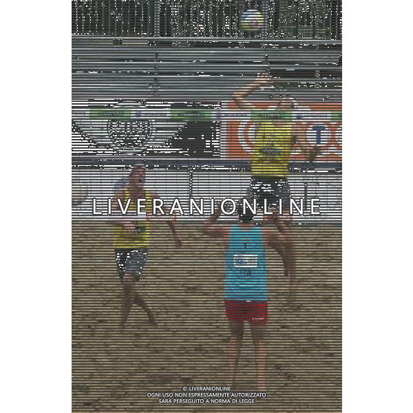 MILANO 31 AGOSTO 2007 BEACH TOUR 2007 NELLA FOTO: GALLI E BERNARBE\' MAGLIA GIALLA PH FRANCESCO BONFANTI-AG ALDO LIVERANI 