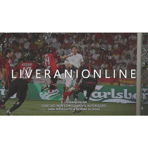 Milan - Siviglia SuperCoppa Europea Monaco Montecarlo 31/08/2007 nella foto il gol di Renato ph Ag. Aldo liverani