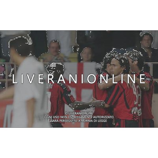 Milan - Siviglia SuperCoppa Europea Monaco Montecarlo 31/08/2007 nella foto esultanza dopo il gol di Filippo Inzaghi ph Ag. Aldo liverani