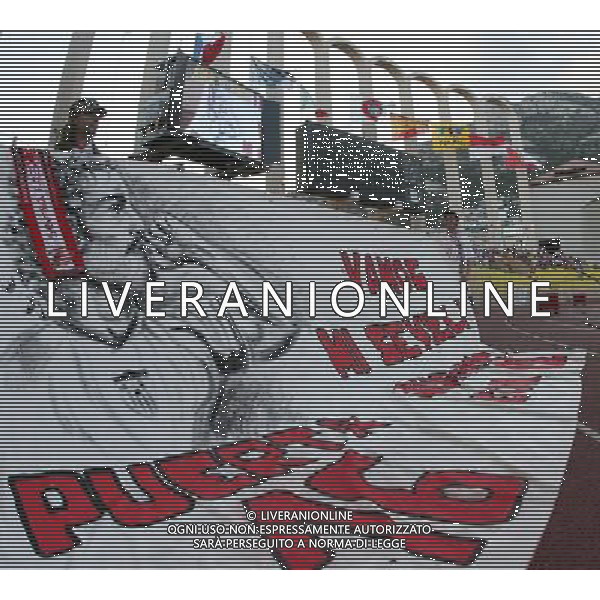 Milan - Siviglia SuperCoppa Europea Monaco Montecarlo 31/08/2007 nella foto gli striscioni dei tifosi per puerta ph Ag. Aldo liverani