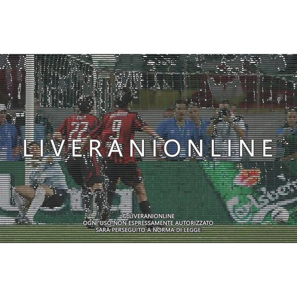 Milan - Siviglia SuperCoppa Europea Monaco Montecarlo 31/08/2007 nella foto il gol su rigore di kaka ph Ag. Aldo liverani