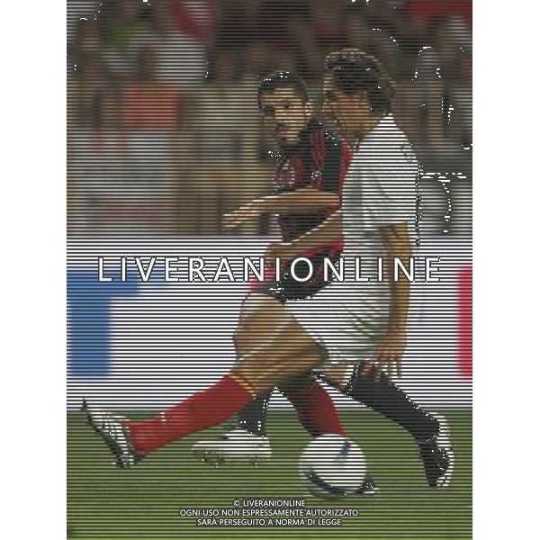 Milan - Siviglia SuperCoppa Europea Monaco Montecarlo 31/08/2007 nella foto gennaro gattuso con escude\' ph Ag. Aldo liverani