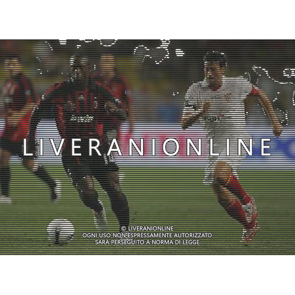 Milan - Siviglia SuperCoppa Europea Monaco Montecarlo 31/08/2007 nella foto Clarence Seedorf con Marti\' ph Ag. Aldo liverani