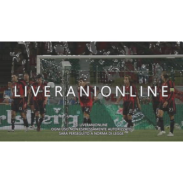 Milan - Siviglia SuperCoppa Europea Monaco Montecarlo 31/08/2007 nella foto delusione dei giocatori del milan dopo il gol di renato ph Ag. Aldo liverani