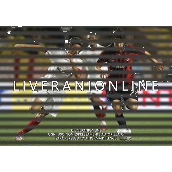Montecarlo Monaco 31-08-2007 supercoppa europea 2006/07 milan-siviglia 3:1 nella foto kaka e marti\' ph marco luzzani/ag aldo liverani s.a.s.