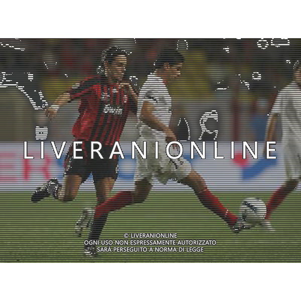 Montecarlo Monaco 31-08-2007 supercoppa europea 2006/07 milan-siviglia 3:1 nella foto filippo inzaghi e renato ph marco luzzani/ag aldo liverani s.a.s.