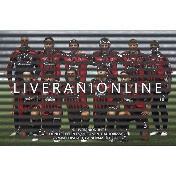 Montecarlo Monaco 31-08-2007 supercoppa europea 2006/07 milan-siviglia 3:1 nella foto formazione milan ph marco luzzani/ag aldo liverani s.a.s.