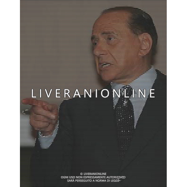Montecarlo 31 agosto 2007 Ac Milan - Siviglia Supercoppa Europea nella foto: Berlusconi Silvio foto Andry / Ag. Aldo Liverani 