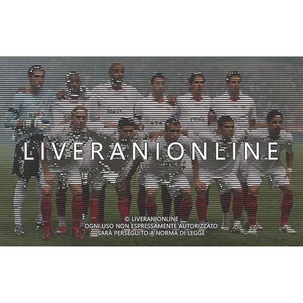 Montecarlo 31 agosto 2007 Ac Milan - Siviglia Supercoppa Europea nella foto: formazione Siviglia foto Andry / Ag. Aldo Liverani 