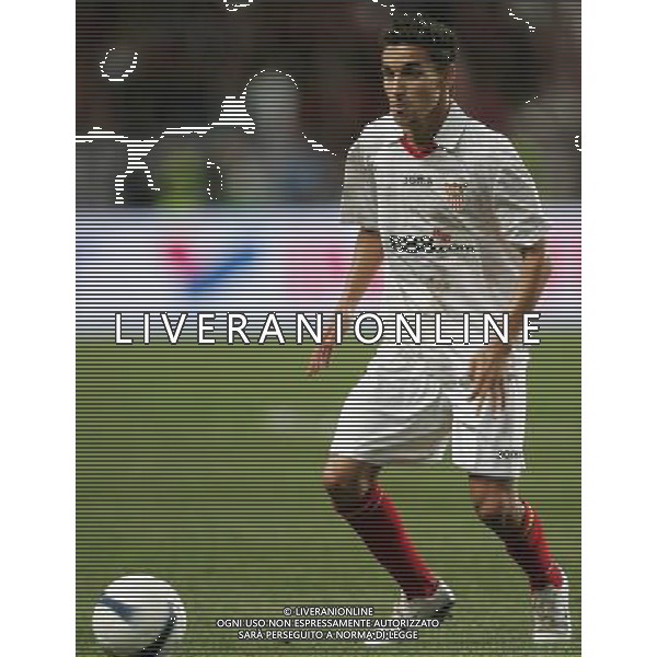 Montecarlo 31 agosto 2007 Ac Milan - Siviglia Supercoppa Europea nella foto: Jesus Navas foto Andry / Ag. Aldo Liverani 