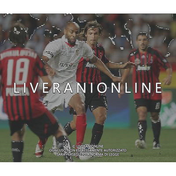 Montecarlo 31 agosto 2007 Ac Milan - Siviglia Supercoppa Europea nella foto: Kanoute Frederic foto Andry / Ag. Aldo Liverani 