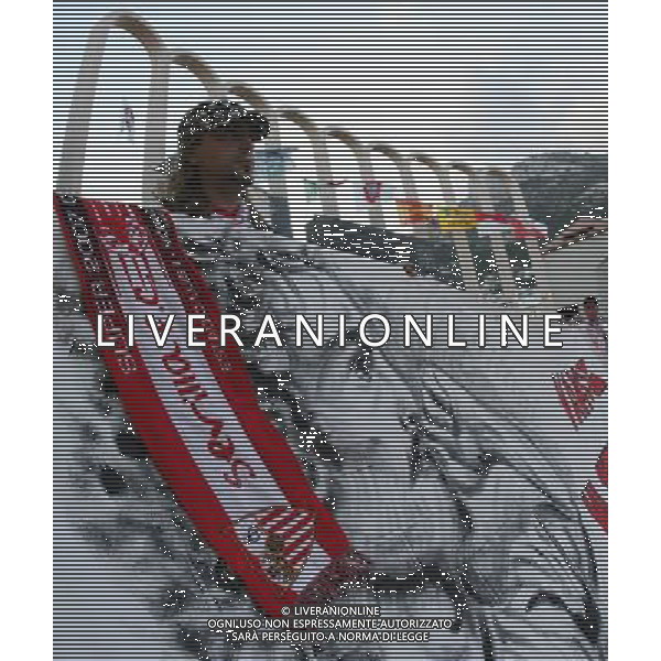 Montecarlo 31 agosto 2007 Ac Milan - Siviglia Supercoppa Europea nella foto: striscione commemorativo per Puerta Antonio foto Andry / Ag. Aldo Liverani 