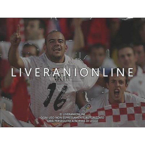 Montecarlo 31 agosto 2007 Ac Milan - Siviglia Supercoppa Europea nella foto: tifo siviglia foto Andry / Ag. Aldo Liverani 