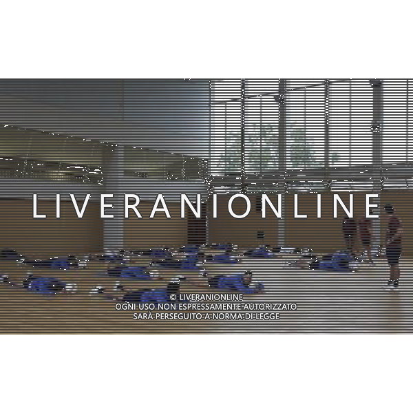 ALLENAMENTO NAZIONALE ITALIANA A COVERCIANO 04/09/2007 nella foto allenamento di questa mattina nella palestra del centro tecnico di Coverciano, a causa del maltempo ph Bucco/Ag. Aldo Liverani Sas