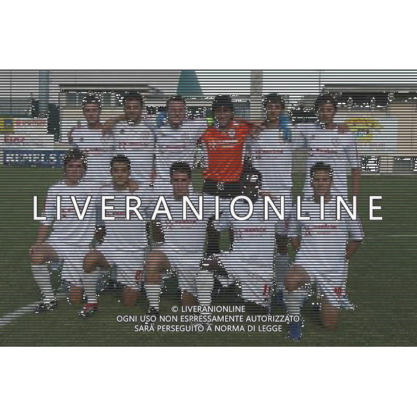 Uso Calcio Caravaggese - Cremonese Coppa Italia di Serie C 05/09/2007 nella foto Formazione Uso Calcio Caravaggese ph pasinetti/Ag. Aldo Liverani Sas
