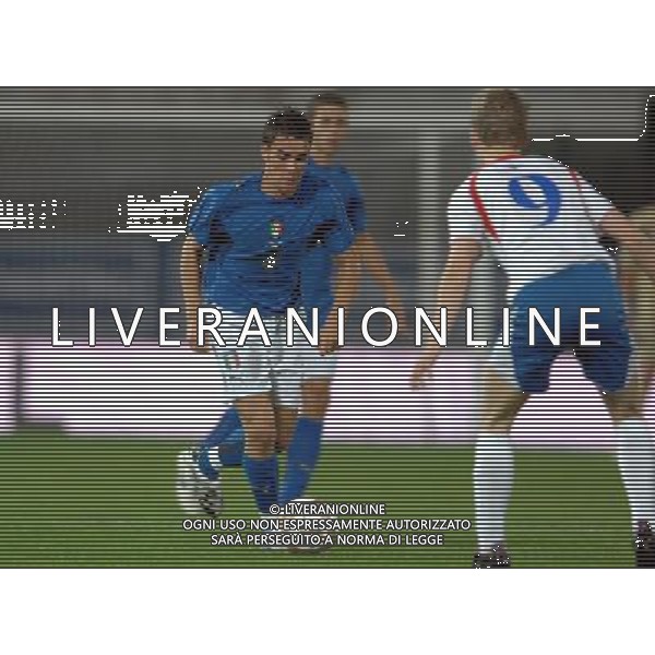 Qualificazione ai Campionati Europei 2008 Under 21 Trento(TN) - 07.09.2007 Italia U21 - Far Oer U21 Nella Foto:Cigarini /Ph.Vitez-Ag. Aldo Liverani