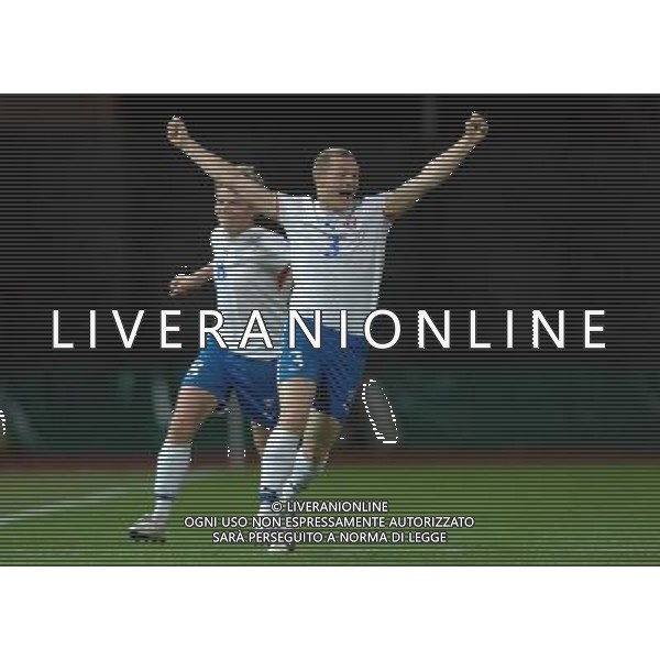 Qualificazione ai Campionati Europei 2008 Under 21 Trento(TN) - 07.09.2007 Italia U21 - Far Oer U21 Nella Foto:Hansen(Far Oer)esulta /Ph.Vitez-Ag. Aldo Liverani