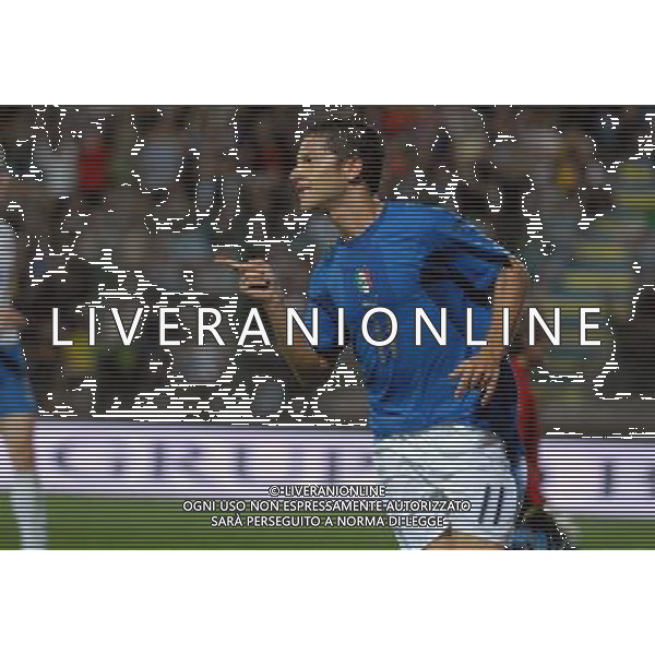 Qualificazione ai Campionati Europei 2008 Under 21 Trento(TN) - 07.09.2007 Italia U21 - Far Oer U21 Nella Foto:Russotto esulta /Ph.Vitez-Ag. Aldo Liverani