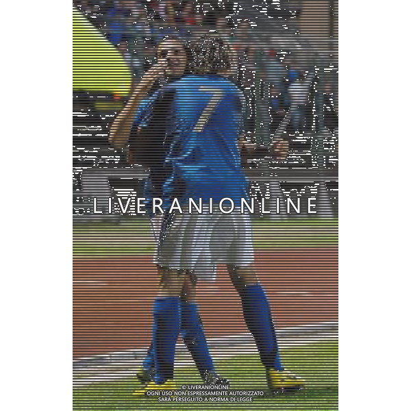 Qualificazione ai Campionati Europei 2008 Under 21 Trento(TN) - 07.09.2007 Italia U21 - Far Oer U21 Nella Foto:Russotto esulta /Ph.Vitez-Ag. Aldo Liverani