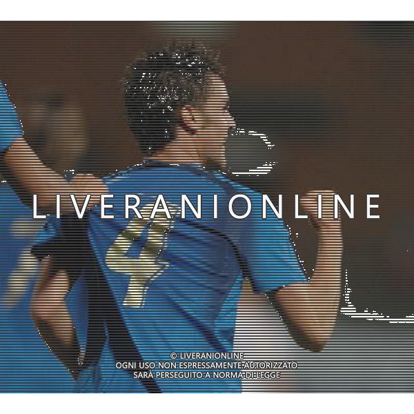 Qualificazione ai Campionati Europei 2008 Under 21 Trento(TN) - 07.09.2007 Italia U21 - Far Oer U21 Nella Foto:Cigarini esulta /Ph.Vitez-Ag. Aldo Liverani