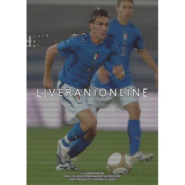 Qualificazione ai Campionati Europei Under 21 2009 Trento - 07.09.2007 Italia U21 - Far Oer U21 Nella Foto: CIGARINI(ITALIA) /Ph.Vitez-Ag. Aldo Liverani