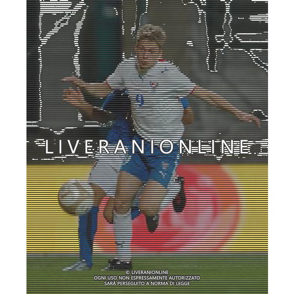 Qualificazione ai Campionati Europei Under 21 2009 Trento - 07.09.2007 Italia U21 - Far Oer U21 Nella Foto: LEIFSSON(FAR OER) /Ph.Vitez-Ag. Aldo Liverani