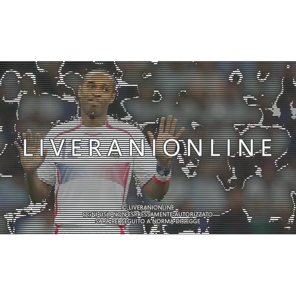 Italia - Francia Qualificazioni Europei 2008 08/09/2007 nella foto Thierry Henry ph Agenzia Aldo Liverani Sas