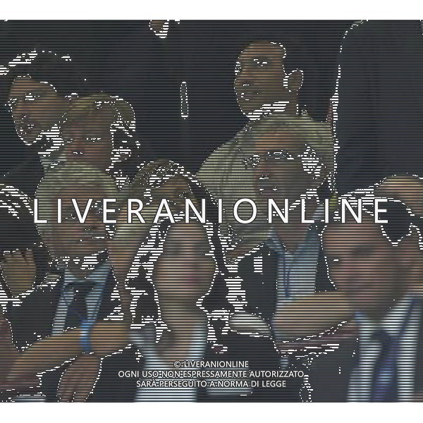 Italia - Francia Qualificazioni Europei 2008 08/09/2007 nella foto Domenech in tribuna ph Agenzia Aldo Liverani Sas